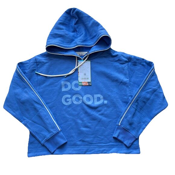 Cotopaxi Tops - Cotopaxi Women's Do Good Organic Cropped Sweatshirt Pullover Fleece Hoodie Sz L